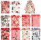 50 PCS 4x6 Inches Mixed Color Christmas Organza Gift Bags with Drawstring, Jewelry Candy Bags for Christmas